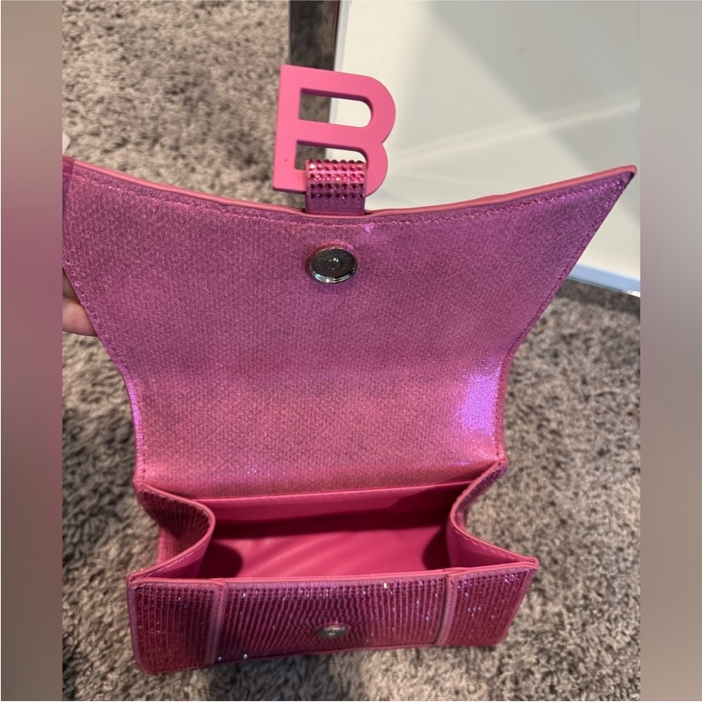 Pink Designer Rhinestone Handbag - Picture 2 of 4